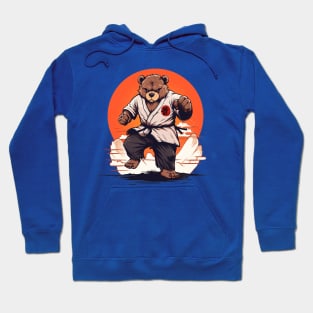 karate bear Hoodie